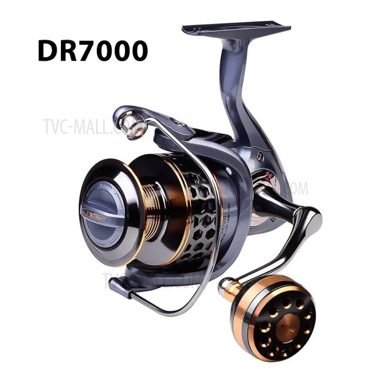 13BB Fishing Reel 21 кг Максимальный Перетаскивание 5.2: 1 Высокоскоростная Катушка Катушка с Высокой Скоростью - DR7000