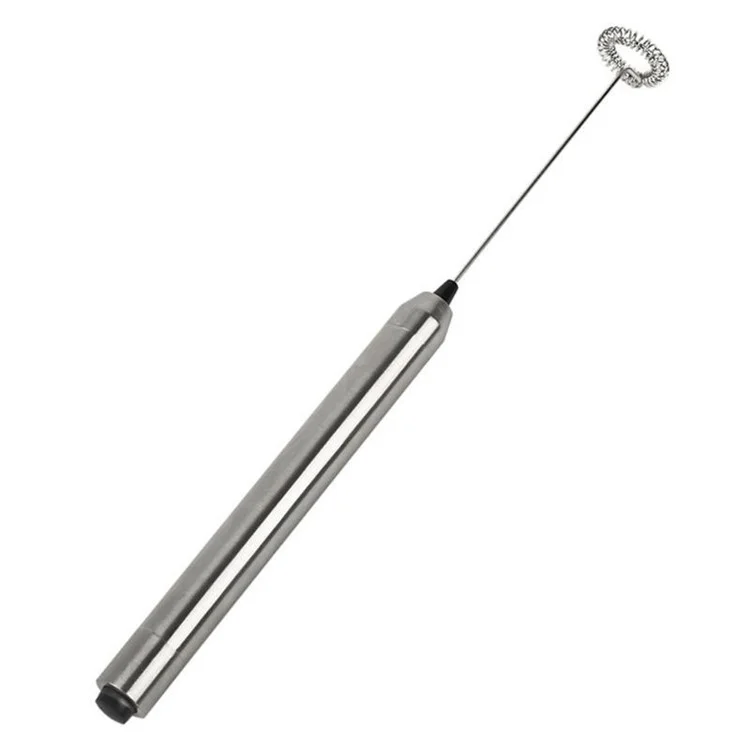 Whathell Milk Coffee Frotther Egg Batter Battery Battery Electric Mixer Whik (senza Certificato Fda) - D'argento
