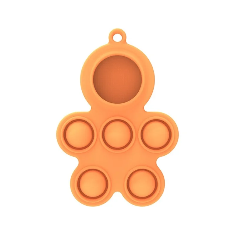 For Apple AirTag Tracker Protective Case Soft Silicone Cover - Orange