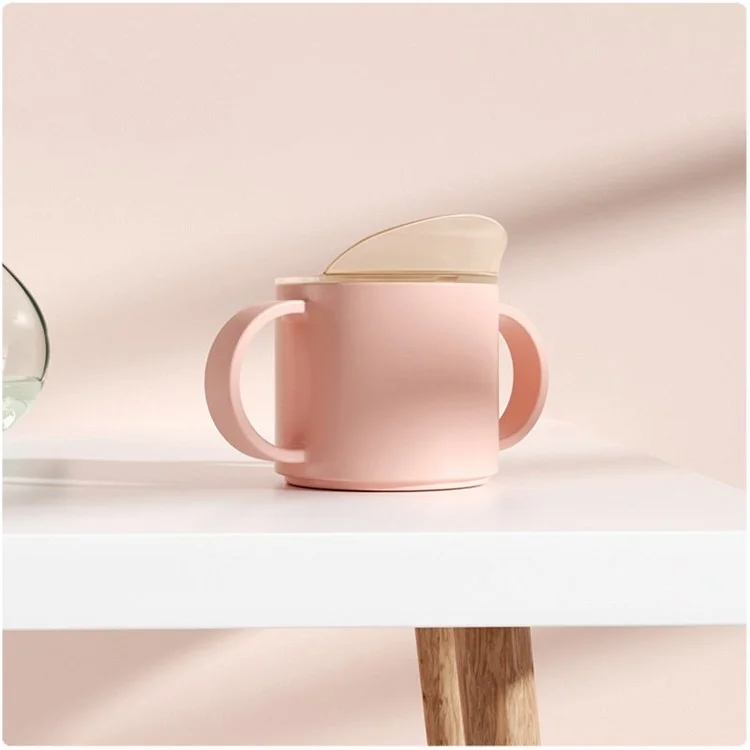 Coupe de Formation Pour Les Tout-petits de la Tasse Pour Bébé en Silicone Pour Bébé (sans Certificat de la Fda) - Rose