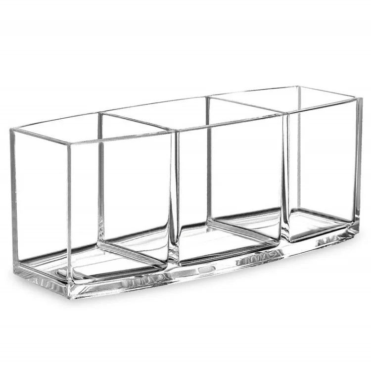 Makeup Organizer Tray Cosmetic Case Для Хранения Для Губного Макияжа Кисти - Прозрачный
