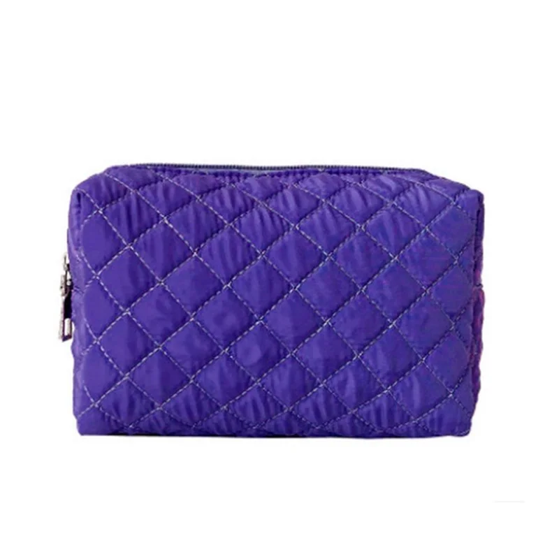 Travel Clutch Bag Makeup Cosmetic Bag Pouch Organizer - Purple