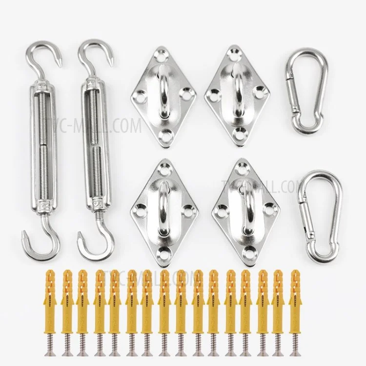 Edelstahl Rechteckiges Dreieck-Markise-Tool-Kit Für Sunshade-Segel