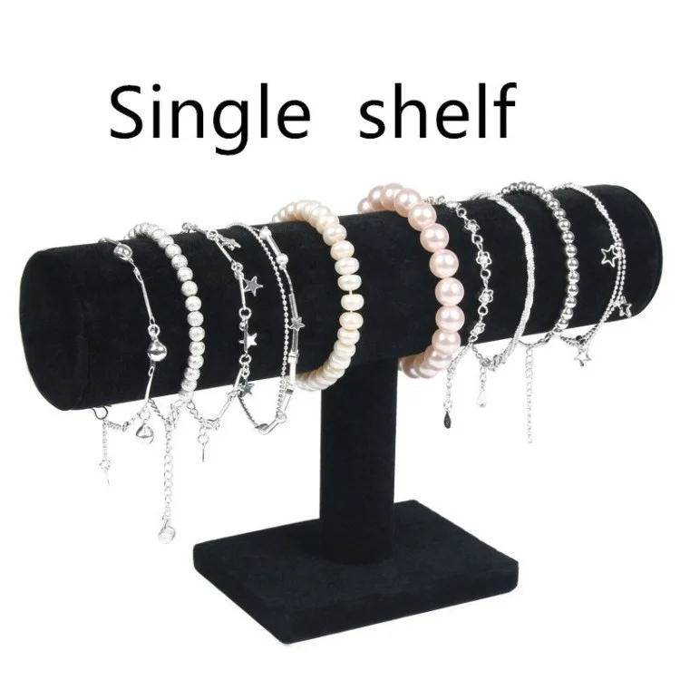 Schmuckanzeige Armband Halter Stand Halskette Stand Schmuck Turm Watch Holder - Schwarz / 1-schicht