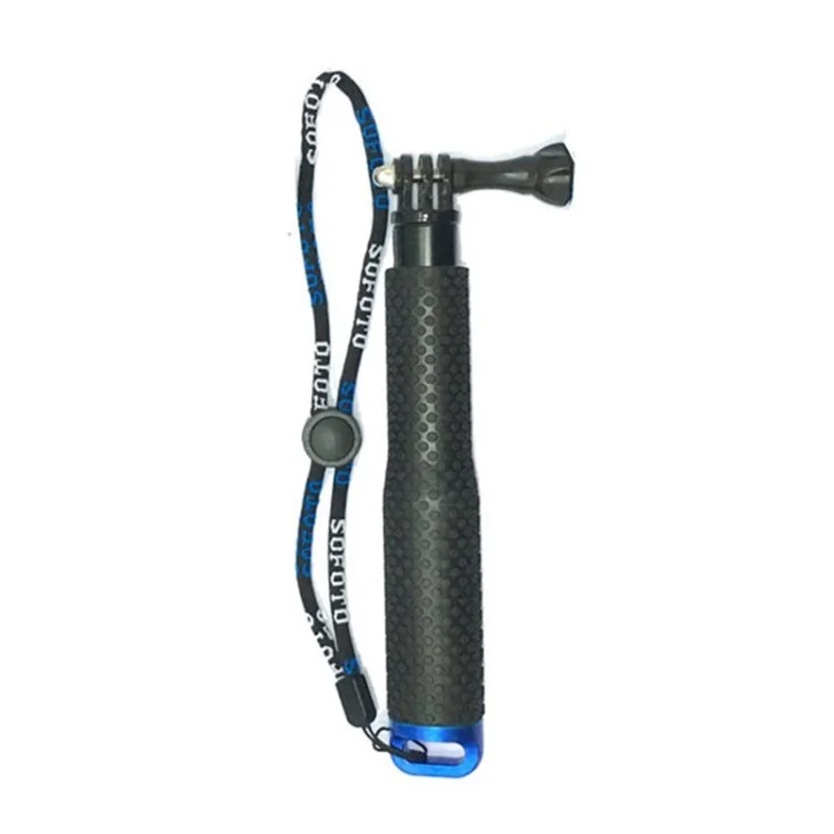 Pour GOPRO9 / 8/7 / 6/5 / 4 Caméra De Sport Imperméable Selfie Hand Grip Monopod - Bleu