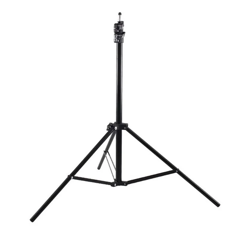 2.1m Height Fill Light Shooting Mobile Phone Portable Tripod Stick Holder - Black