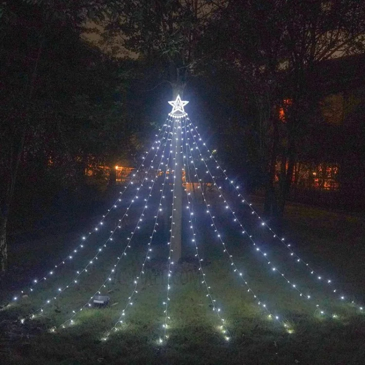 Para Uma Decoração de Casa de Férias de Festa no Quintal - Luz Branca/plugue da ue