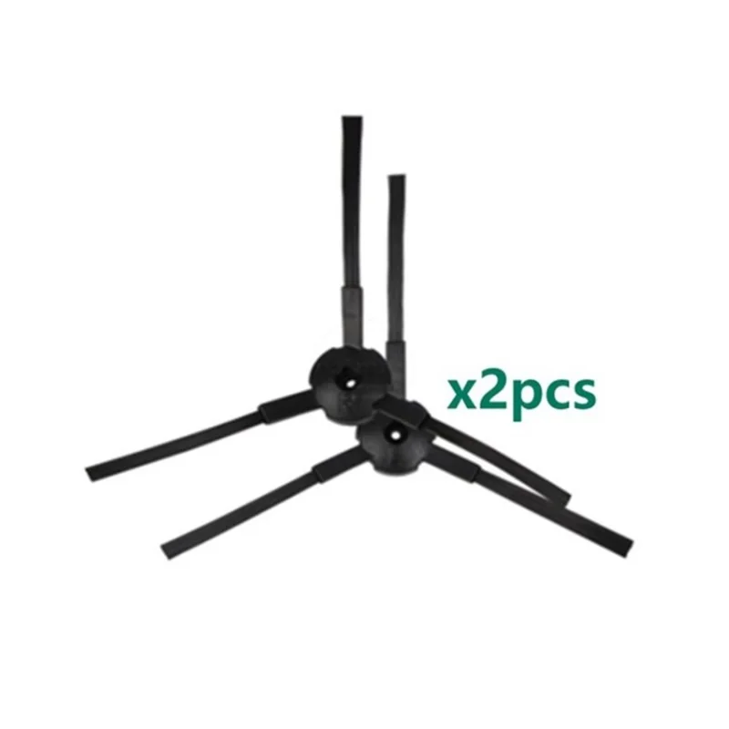 HEPA لـ CHUWI Ilife V5s Pro V3 V3s V5 Pro V50 V55 X5 فلتر الغبار للروبوت المكنسة، فرشاة جانبية، قطع غيار منظف ممسحة - فرستان جانبيتان