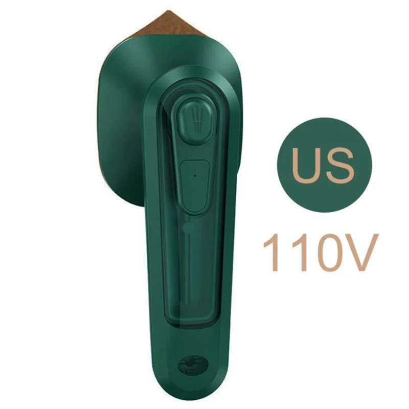 Handheld Garment Steamer 30W Portable Mini Clothes Iron For Home / Travel Use - Green / US Plug