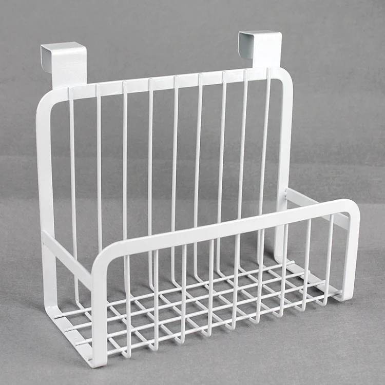 Para Baño Cocina Colgante Almacenamiento Cesta Bindero Mueble Almacenamiento Rack Holder - Blanco