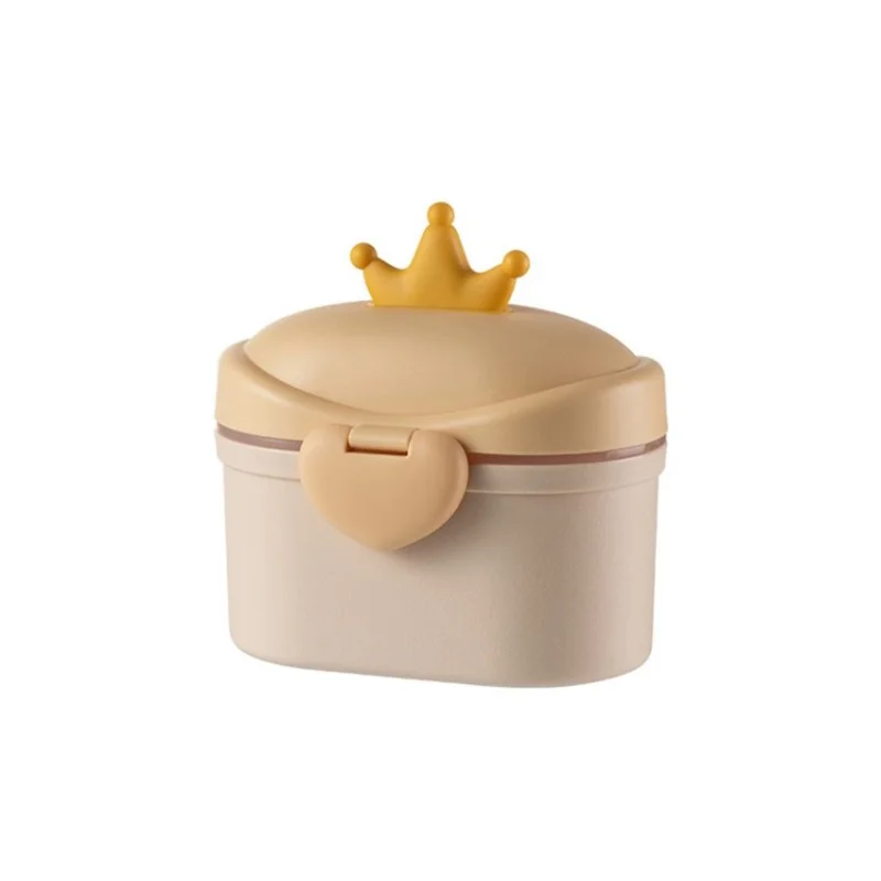 Dispensador de Fórmula Para Bebês Com Caixa de Contêiner de Dispensador de Leite em pó de Leite (sem Certificado Fda) - Amarelo/s