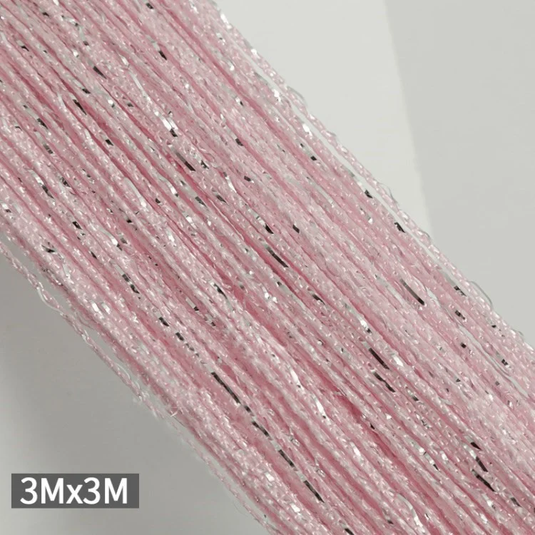 Beaded Curtain Door String Curtains for Doorway Tassels Beads Hanging Fringe Hippie Divider Window Hallway Entrance Decor - Pink / 3mx2.8m High