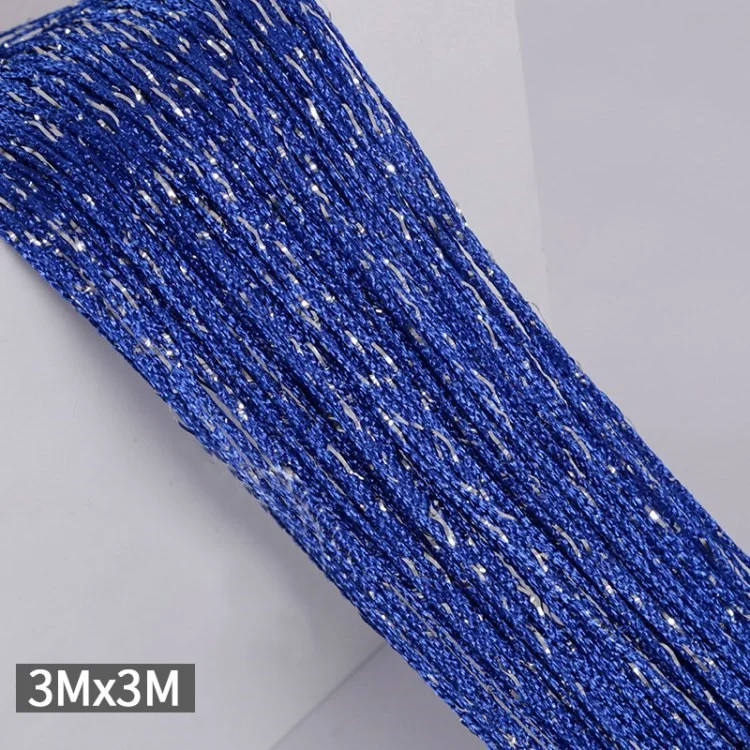 Beaded Curtain Door String Curtains for Doorway Tassels Beads Hanging Fringe Hippie Divider Window Hallway Entrance Decor - Dark Blue / 3mx2.8m High