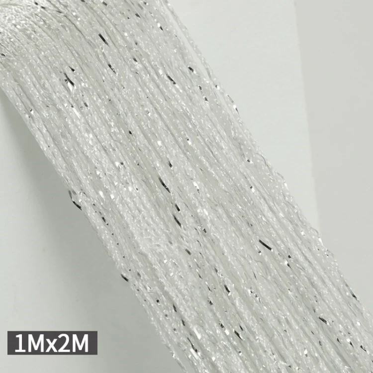 Beaded Curtain Door String Curtains for Doorway Tassels Beads Hanging Fringe Hippie Divider Window Hallway Entrance Decor - White / 1mx2m High