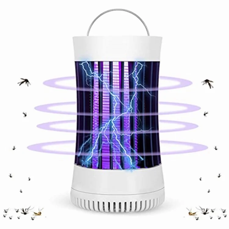 Bogue Zapper Intérieur en Plein Air Électrique Moustique Lampe à Mouche de Coup de Trappe D'insectes (avec Certification de L'epa) - Blanche