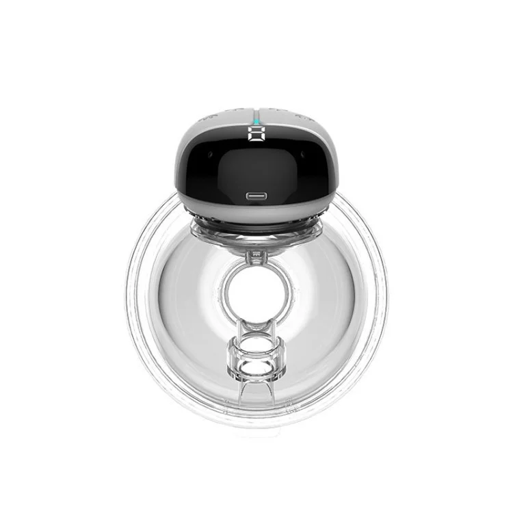 QY-103 Bomba de Mama Vestível Mão Elétrico Free 9 Speed ​​modos Máquina de Alimentação de Massagem (sem Certificação, Sem Bpa) - Branco