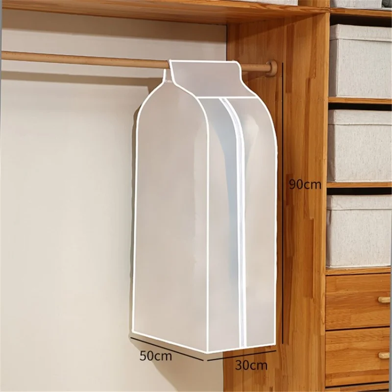 Hanging Garment Suit Bag Washable Lightweight Garment Cover for Closet Storage - 50*30*90cm