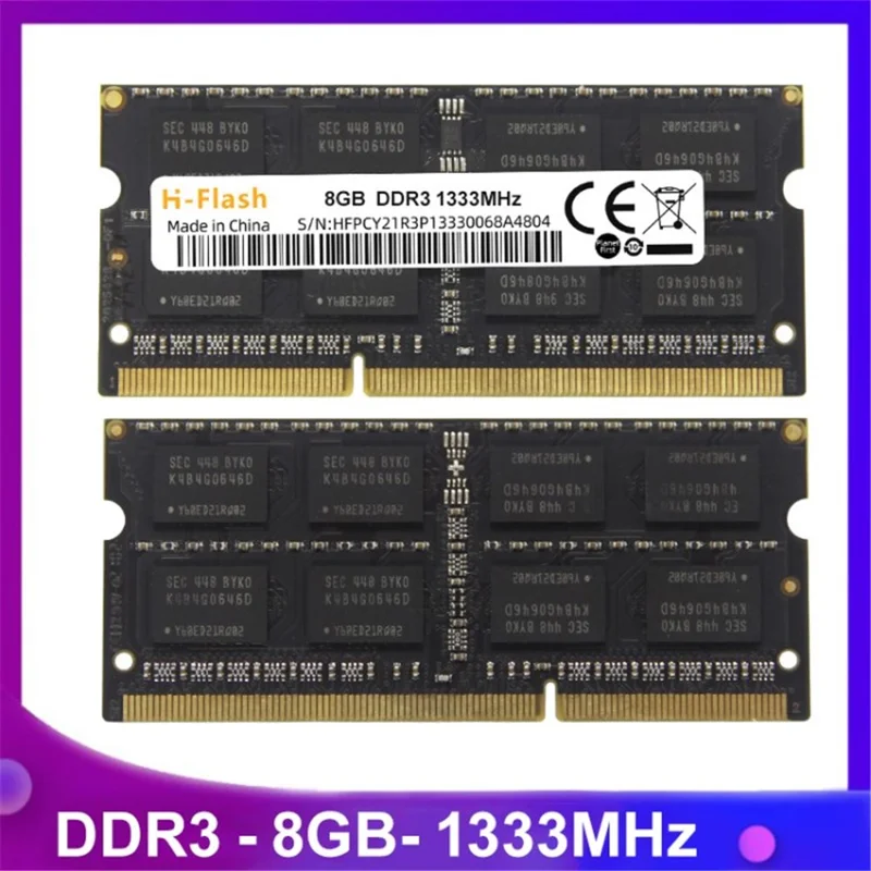 DDR3 1333MHz / 1600MHz 4GB 8GB High Performance Laptop Notebook Computer Memory Ram Module - DDR3 8G 1333