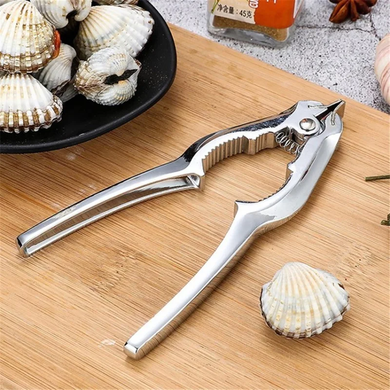 Multifunction Crab Cracker Seafood Scissor Seafood Tools Creative Clam Bottle Opener with Spring for Kitchen (NO FDA)