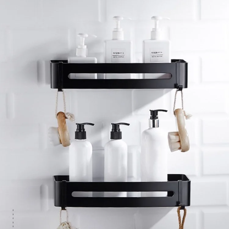 Douche De La Salle De Bain Gel Shampooing Organisateur Cuisine Spice Storage Rack - Deux-couches / Rectangle