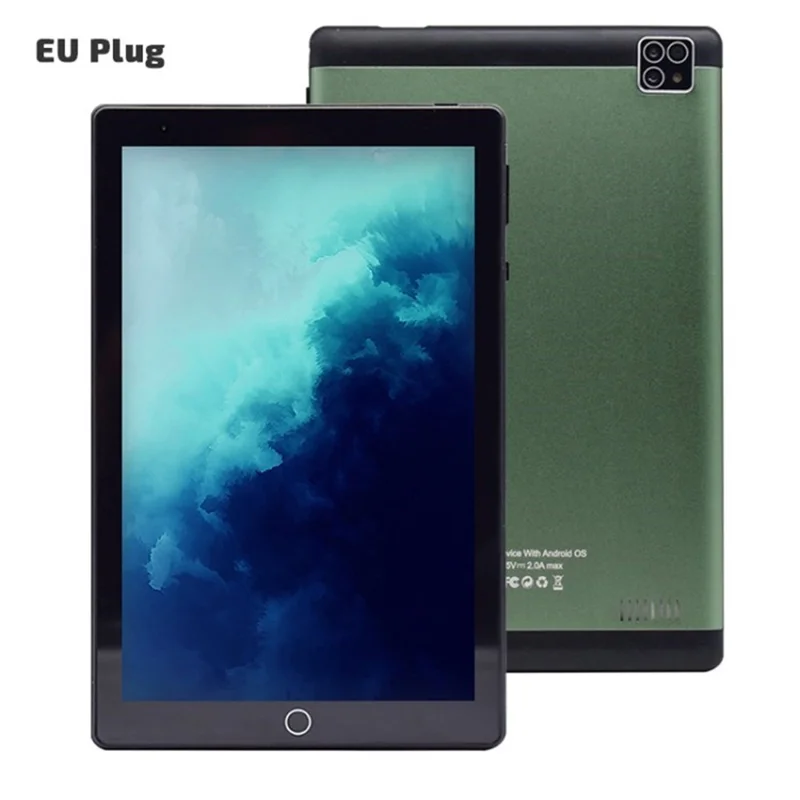 XB27 HD 8 inch Android 8.0 Tablet 2G RAM 32G ROM 3000mAh Battery 2MP Cameras - Green/EU Plug