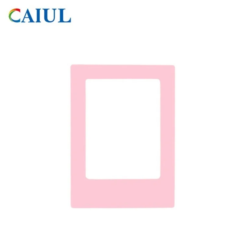 CAIUL Magnetic Refrigerator Picture Collage Frame Photo Holder Pocket for Photos 6.2 x 4.5cm - Pink