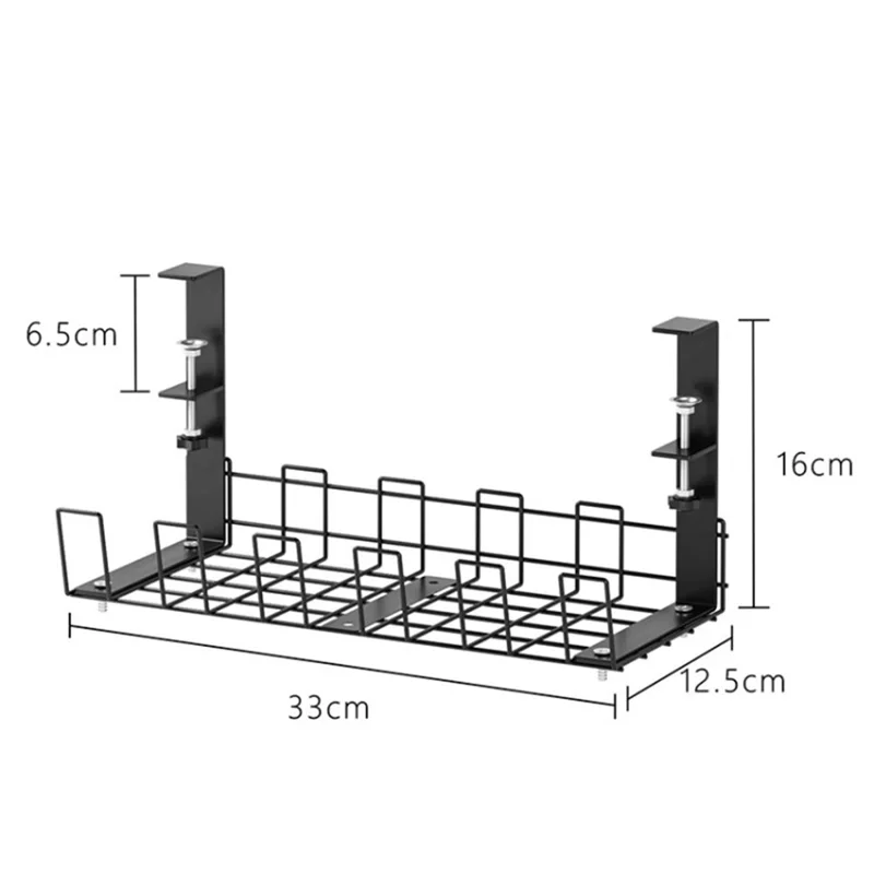 Kabelbak Organizer Onder Bureau Kabelbeheer voor Computertafel Kantoorbureau - M