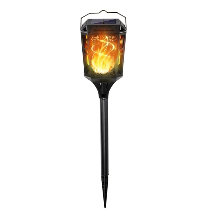 36-LED Solar Flame Light Landscape Light Outdoor Garden Lawn Lamp, Size: L - 1PC