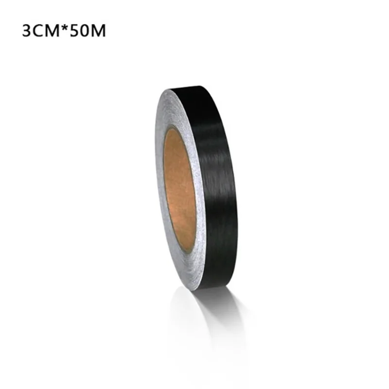 3cmx50m Waterproof Caulk Strip Tape Self-Adhesive Decorative Sealing Tape - Black