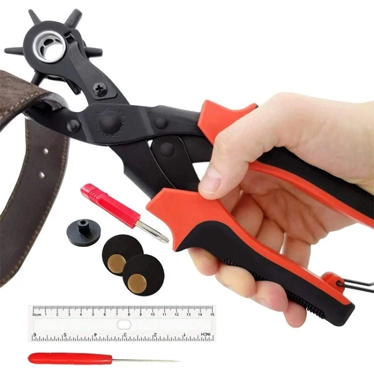 Professional Leather Hole Puncher Leather Punch Tool for Belts, Watch Bands, Handbag Strap