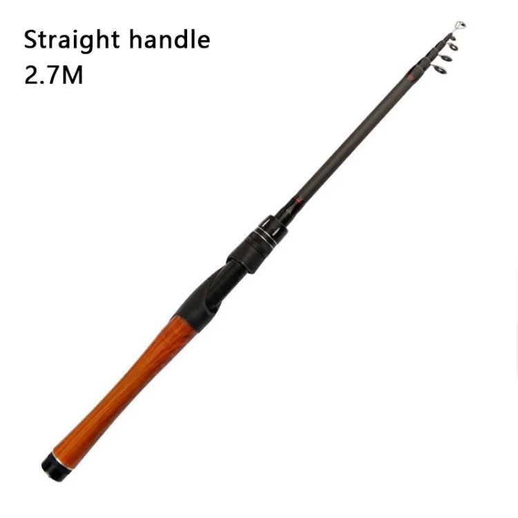 Carbon Fiber Spinning Casting Fishing Pole Telescopic Fishing Rod - Spinning/A/2.7m
