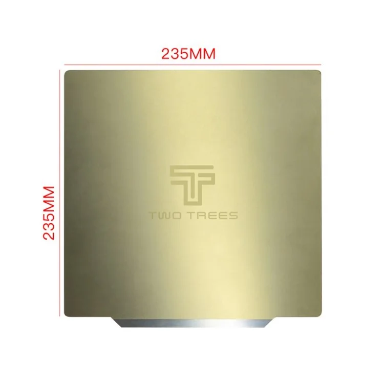 TWOTREES 235x235mm Steel Smooth PEI Flex Bed for Ender 3/5 Pro Magnetic Hot Bed Sticker 3D Printer Accessories