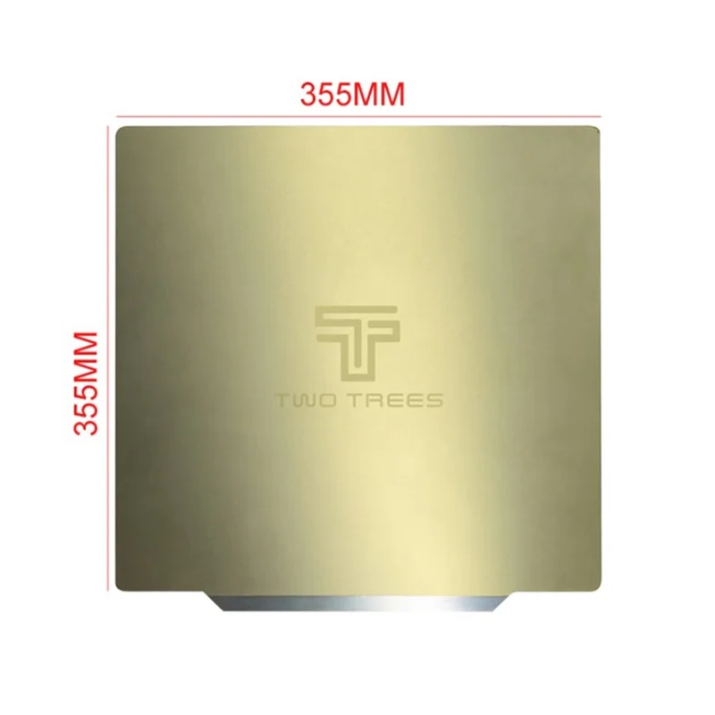 TWOTREES 355x355mm Double-sided PEI Steel Sheet Bed Magnetic Heated Bed for 3D Printer Platforms Accessories