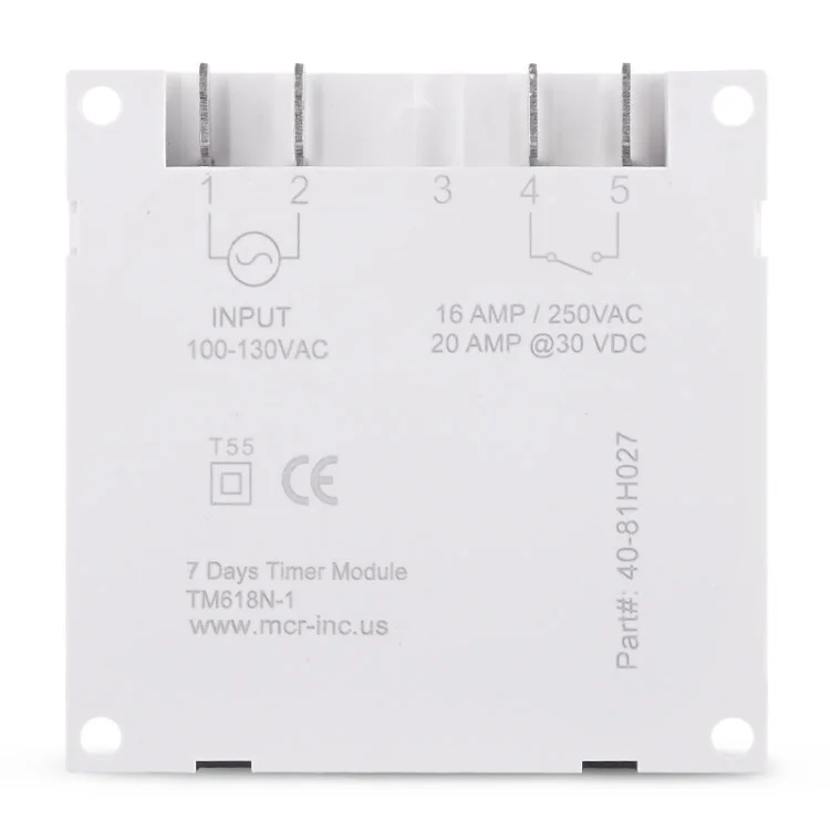 SINOTIMER TM618N 110V  Timer Switch 7 Days Weekly Programmable Digital Time Relay Power Supply Timer for Home Kitchen