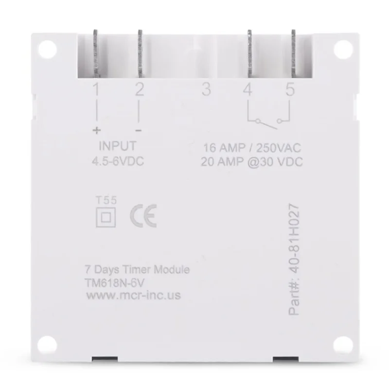 SINOTIMER TM618N 6V  Timer Switch 7 Days Weekly Programmable Digital Time Relay Power Supply Timer for Home Kitchen