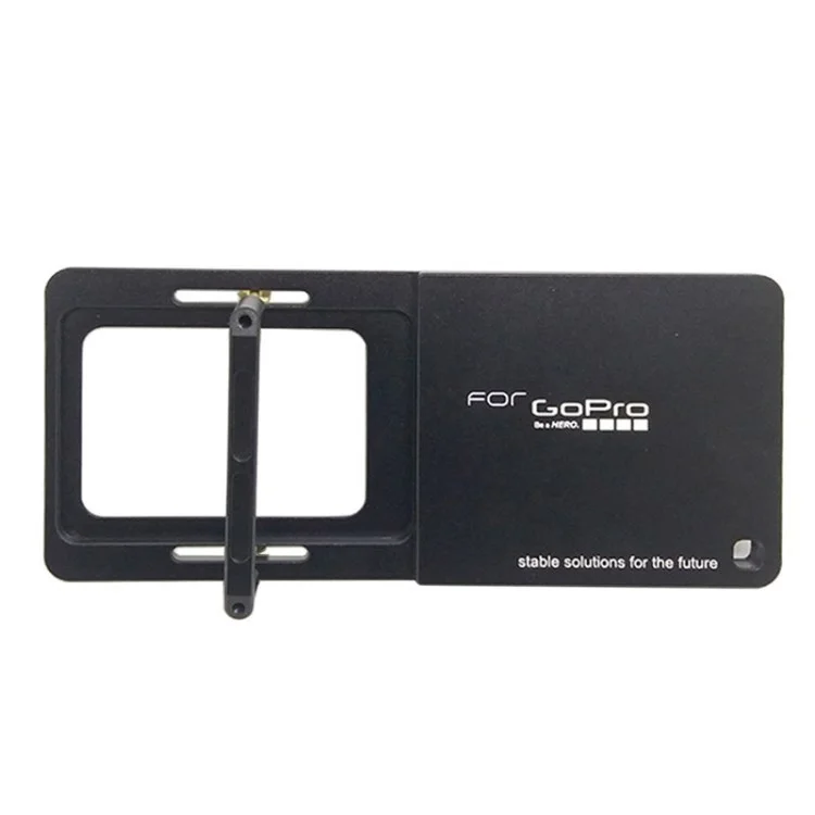 TUYU for GoPro Hero 8/7/6/5/4 / DJI OSMO MOBILE 2 / Zhiyun Q Switching Plate Camera Easy Conversion Plate - Black