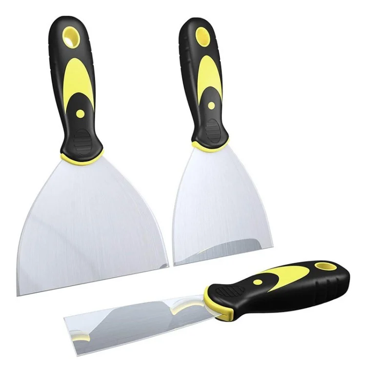 3Pcs Multi-functional Putty Knife Scrapers Spackle Knife Tool Paint Wallpaper Sticker Scraper