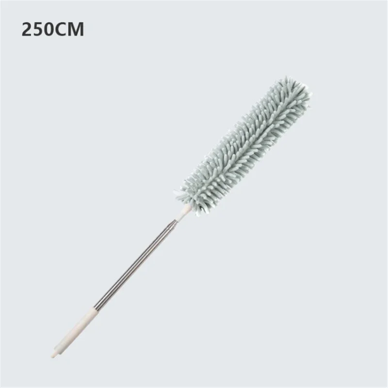 Extra Long Microfiber Duster Mop Window Cleaner for Cleaning Ceiling Fan Furniture Car - Green/2.5m Length