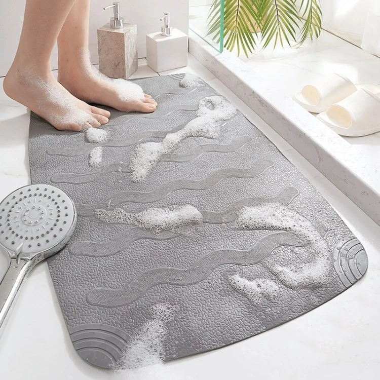 Alfombra de Baño Sin Deslizamiento de Baño Para el Baño Amigable - Gris // 45x75cm