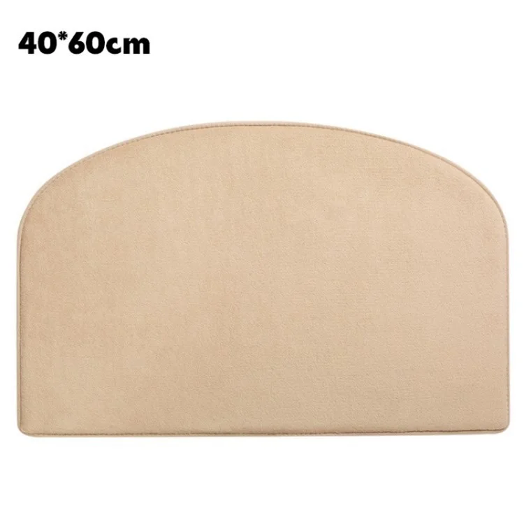 Alfombra de Baño Suave Súper Absorbente Estera Sin Deslizamiento Alfombra de Alfombra de Baño de Secado Rápido - Caqui / 40x60cm