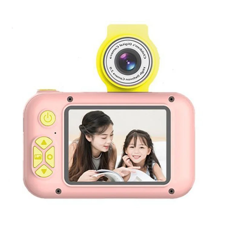 X101 40 mp 2,4 Zoll IPS Screen Kinder Selfie Digitalkamera Geburtstagsspiel Spiel Spielzeug Kinder Kamera Kamera - Rosa