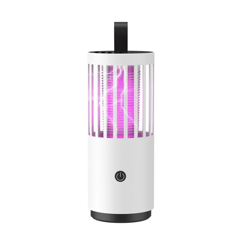Portable Moskito Killer Lampe USB Lila Licht Moskito Falle Zapper Für Innen Im Freien - Weiß