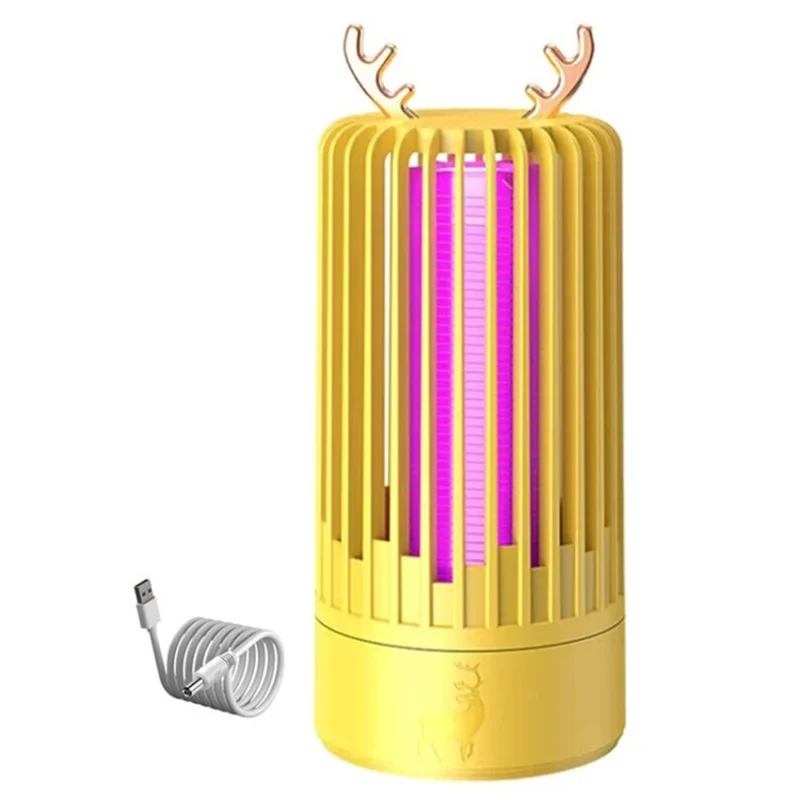 Mosquito Bug Zapper Fly Mosquito Killer Lamp Electric Insect Trap Outdoor Indoor Bug Catcher - Yellow
