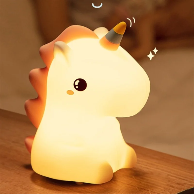 Color Changing Kids Light Tap Control Soft Silicone Lamp for Women Baby Girls Boys Gifts