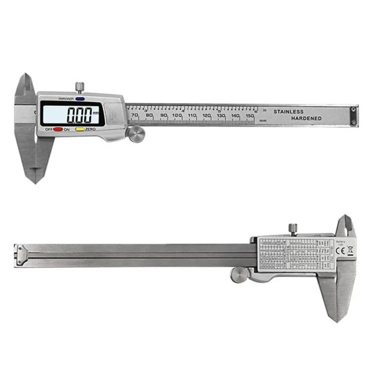 Huoto 6-zoll 0-150mm Bagical Callipers Messwerkzeug Edelstahl Elektronischer Bremssattel Mikrometer