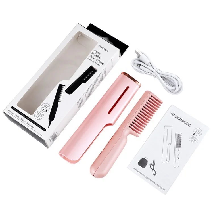 Hair Lissener Brush Femmes Hommes Hair Sdrening Peigne - Rose