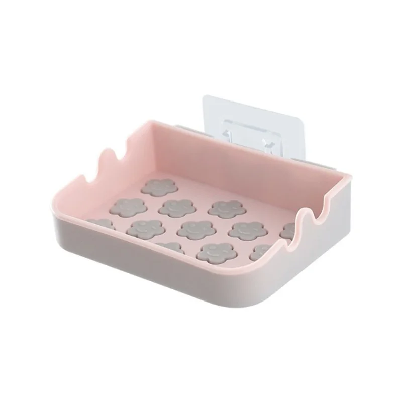 Vägghängd tvållåda för dusch, badrum och kök - Grå