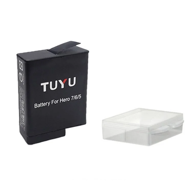 TUYU Camera Battery Charger for GoPro Hero 5 6 7 Black USB Battery Adapter - 1 Battery