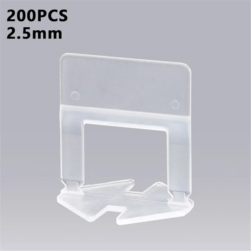 200Pcs Tile Leveling System Pliers Tiles Leveler Spacers Locator - 200Pcs/2.5mm