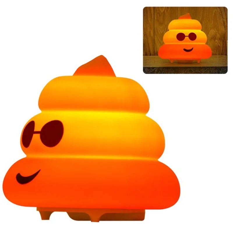 USB Charging Anti-corrosion Remote Control Cute Silicone Light Adjustable Smart Timing Lamp - Shit